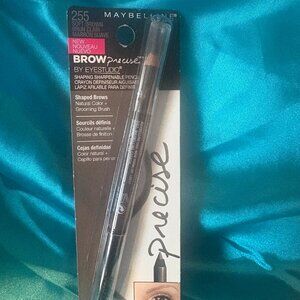 Maybelline PRECISE BROW SHAPING SHARPENABLE PENCIL W/BRUSH SOFT BRUSH #255 NEW
